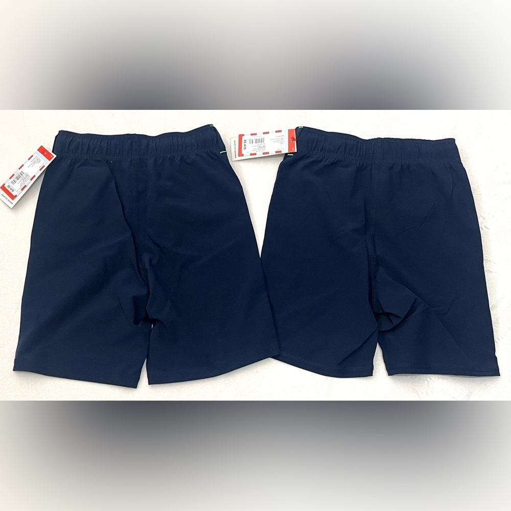 Cat & Jack 2 Pairs of Children’s Polyester/Spandex Blend Boys Blue Shorts XS 4/5 - Picture 15 of 16